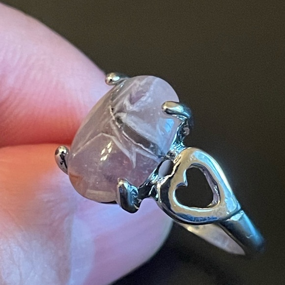 Elegant purple amethyst S925 silver ring size 9.5 - Picture 7 of 9